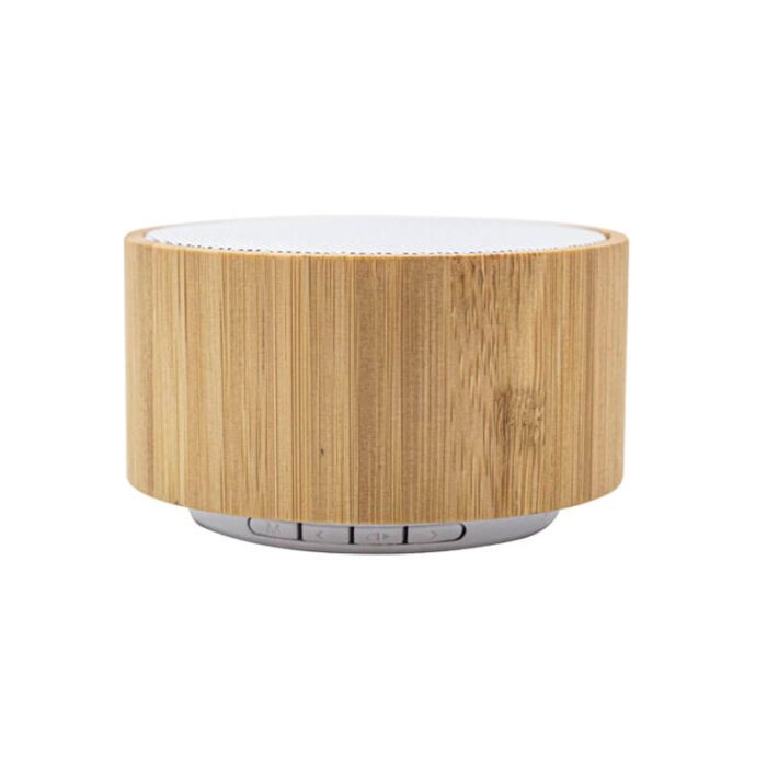 Eco-friendly bamboo bluetooth speaker with TF card