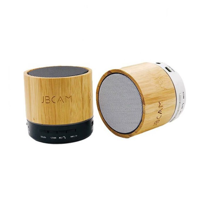 Eco-friendly bamboo wireless speaker with TF card