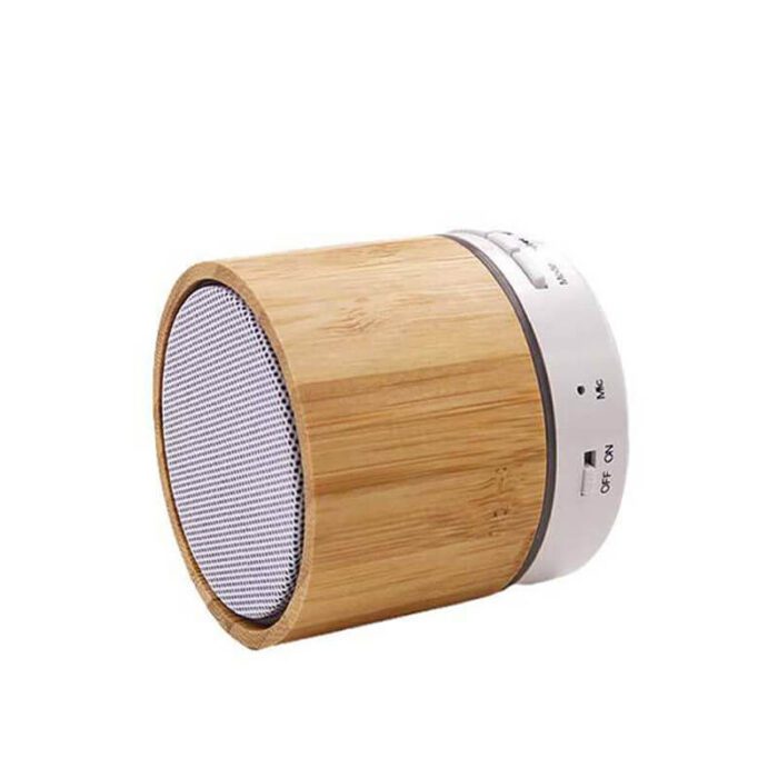 Eco-friendly bamboo wireless speaker with TF card