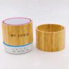 Eco-friendly bamboo wireless speaker with TF card
