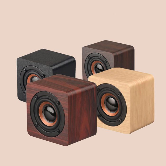 Eco-friendly wooden bluetooth speaker