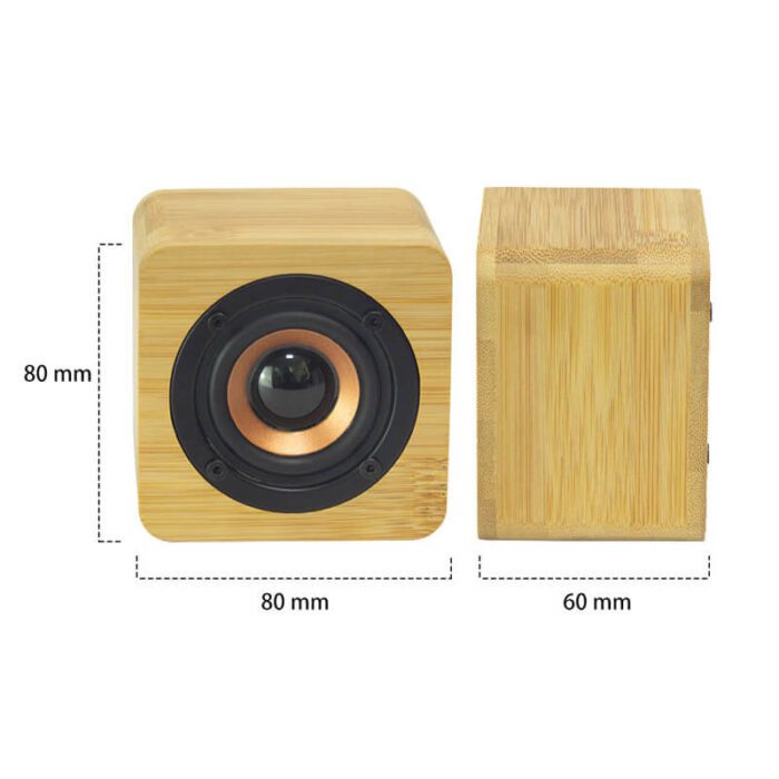 Eco-friendly wooden bluetooth speaker