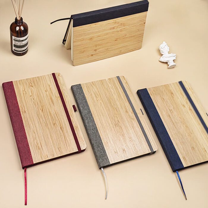 Eco-friendly bamboo notebook