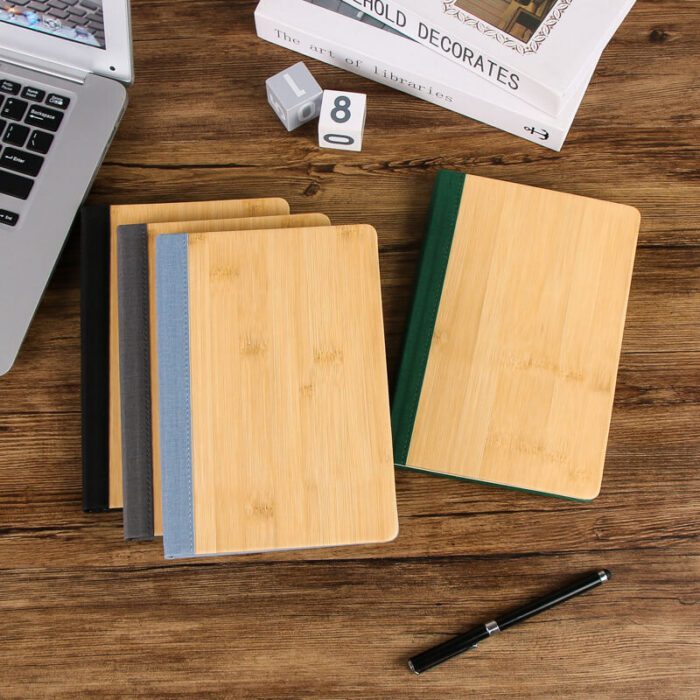 Eco-friendly bamboo notebook