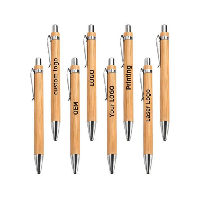 Eco-friendly bamboo ballpoint pen