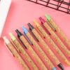 Eco-friendly wheat straw cork ballpoint pen