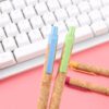 Eco-friendly wheat straw cork ballpoint pen