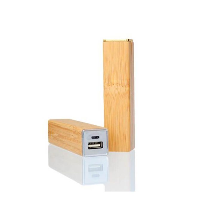 Eco-friendly wooden tube powerbank