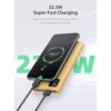Eco-friendly bamboo fast charging powerbank 22.5W 10000mAh