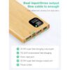 Eco-friendly bamboo fast charging powerbank 22.5W 10000mAh