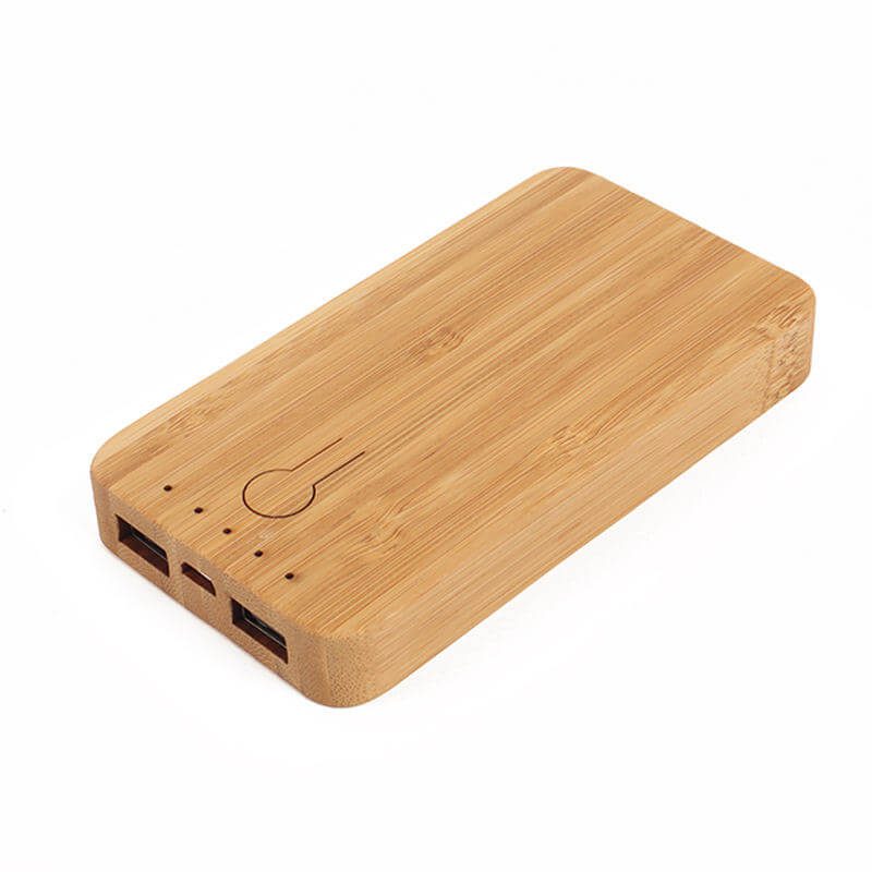 Eco-friendly bamboo powerbank