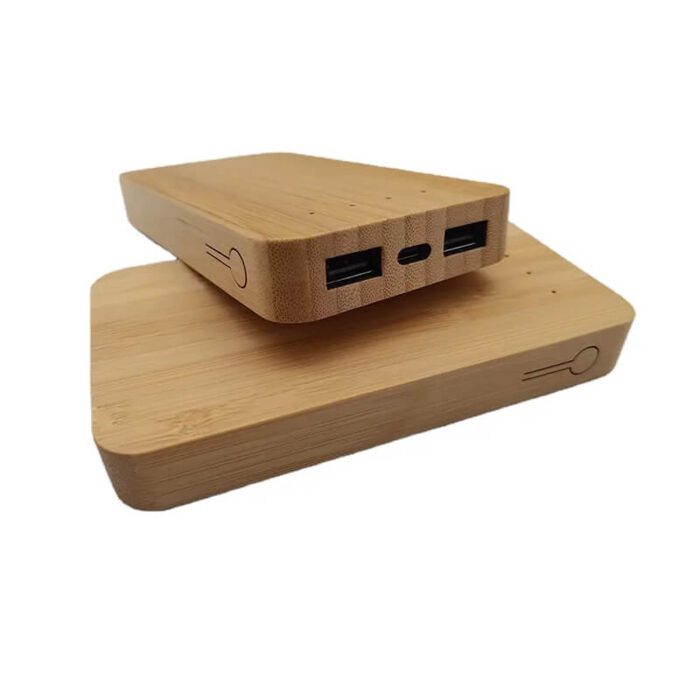 Eco-friendly bamboo powerbank