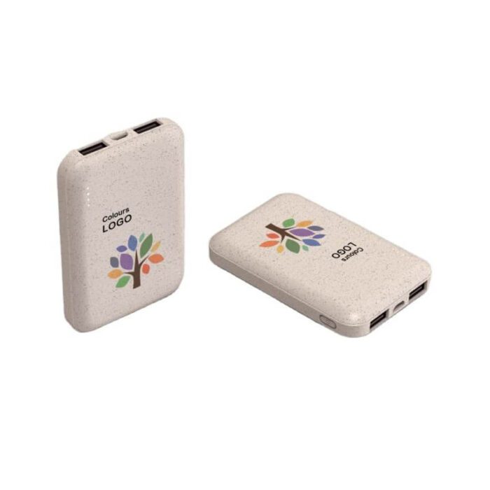 Powerbank jerami gandum yang ramah lingkungan