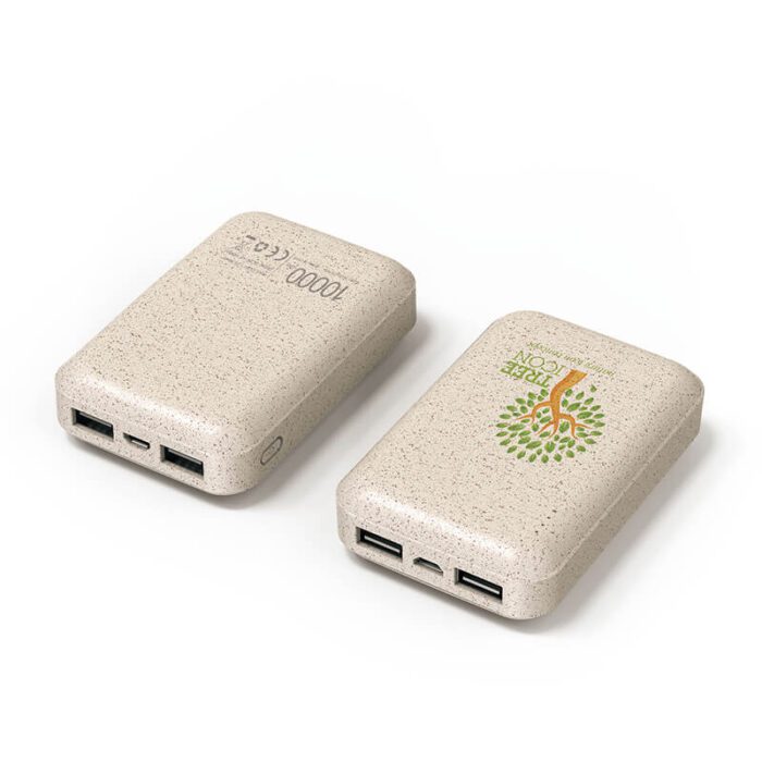 Powerbank jerami gandum yang ramah lingkungan