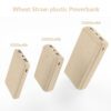 Eco-friendly wheat straw powerbank
