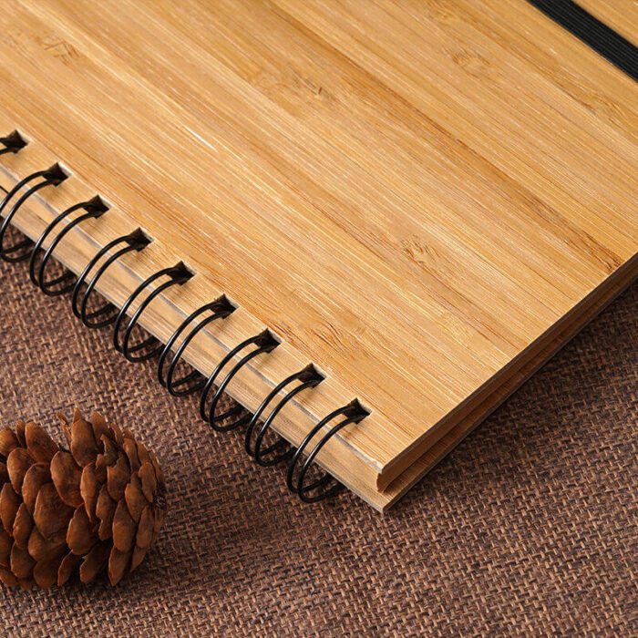 Eco-friendly bamboo pen & notebook set