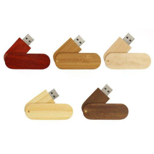 Eco-friendly Rotate and fold Wooden USB Disks