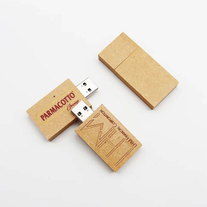 Eco-friendly cardboard USB drives