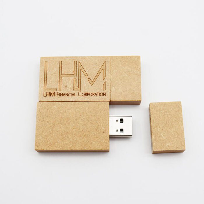 Eco-friendly cardboard USB drives