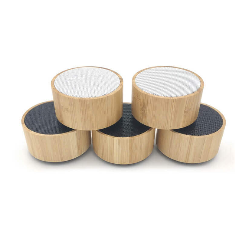 Eco-friendly bamboo bluetooth speaker with TF card