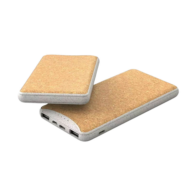 Eco-friendly wheat straw cork powerbank